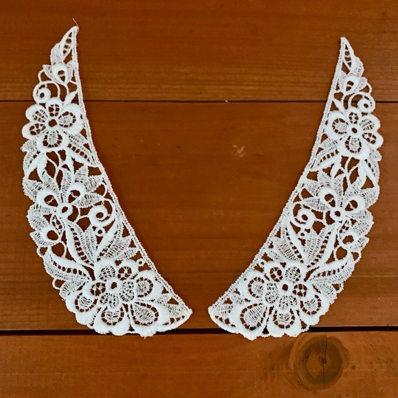Vintage European Lace & Crochet Retro Collars Detachable Removable (Lot Of 4) - Picture 5 of 10